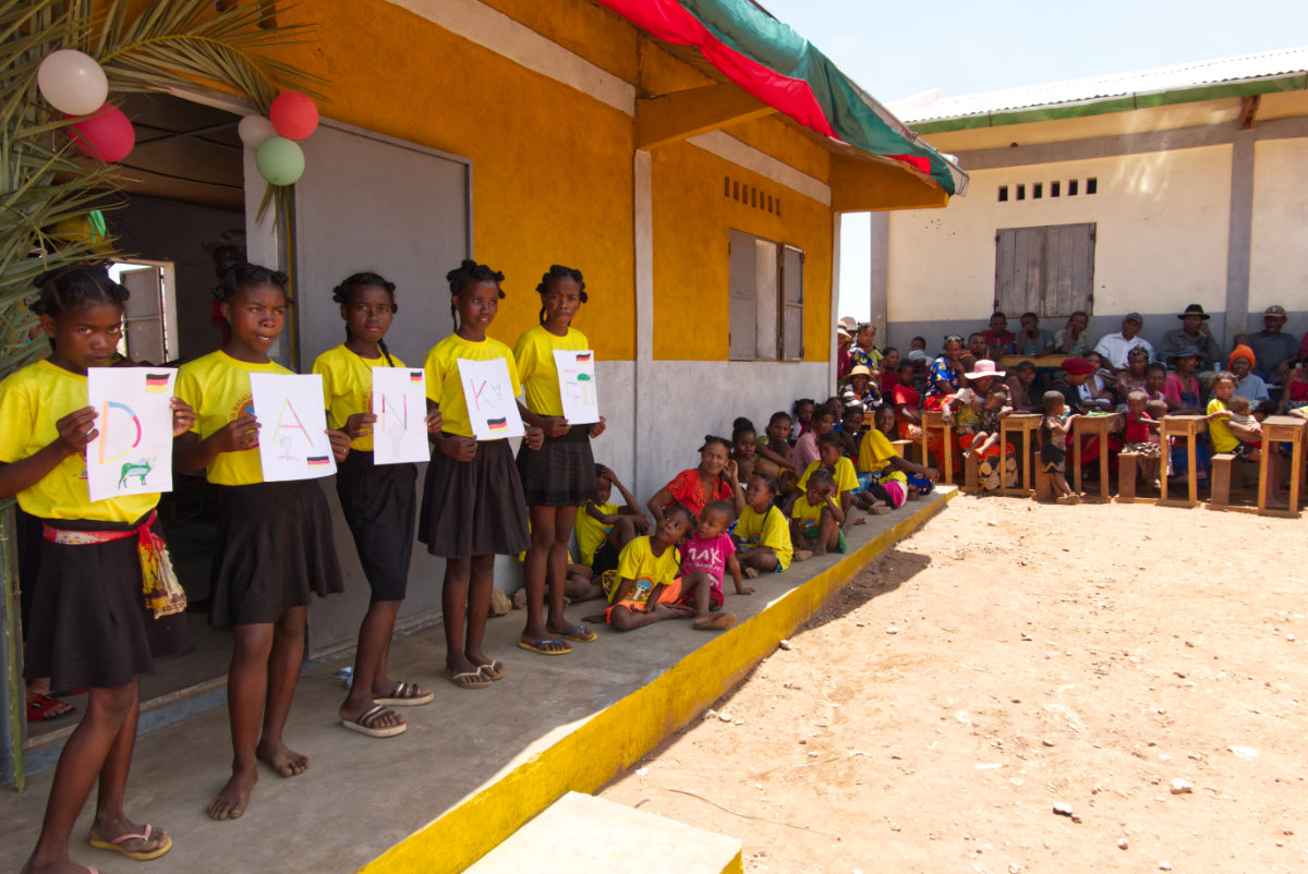 Neue Schule des Deutsch-Madagassischen Schulvereins im Süden von Madagaskar